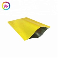 Sachets de scellage sous vide en PE à ouverture supérieure, multicolores, recyclables, en mylar métallisé, sacs de rangement, emballage anti-odeurs, faible MOQ, alimentation
