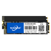 SATA3 M.2 2280 NGFF Internal SSD untuk Laptop Desktop Solid State Drive 128gb 256GB 512GB hitam hijau opsional