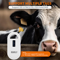 Lector de Microchip para Animales, 134.2khz, Android, Iso Fdx-b Hdx, para Ganado, Cabras, Búfalos, Escáner de Etiquetas RFID