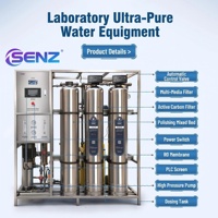 Réservoir d'eau en acier inoxydable et FRP + Système de production d'eau pure par osmose inverse RO