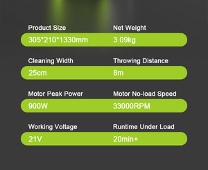 Collapsible 21V Lithium Ion Snow Thrower for Parking Area Car Windshield Clearing Fast Delivery - Product Image 6