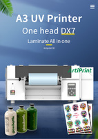 Artiprint Nouvelle technologie Machine A3 UV DTF avec laminage automatique Impresora pour l'impression de transfert d'étiquettes et d'autocollants