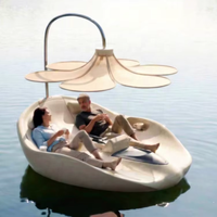 Bateau de plaisance électrique en plastique solide PE pour usage domestique et commercial, certifié CE, capacité de 100 à 500 kg
