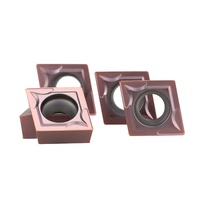 Plaquettes en carbure de tungstène Carpfite CCMT060204 HM PC9030 OEM revêtues de TiCN 91.0-93.5HRC pour outils de tournage extérieur