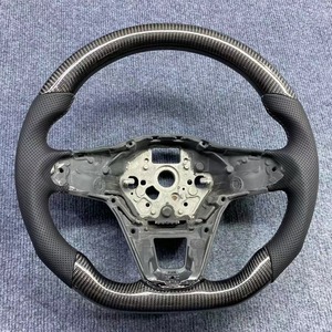 Volante de Fibra de Carbono Real YTcarbon, Ajuste Universal para Sedán, Coupé, Hatchback, VW Magotan, Tiguan, <span class=keywords><strong>Polo</strong></span>, Golf 7, Passat - Product Image 6