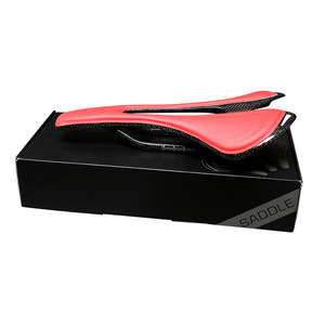 Nueva bicicleta fibra de carbono Color sillín bicicleta hueco cuero asiento bicicleta cojín - Product Image 4
