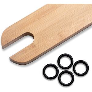 Chaises hautes modernes en bois massif et bambou pour enfants, repose-pieds, sièges bébé, plateformes pour les pieds, planches à manger - Product Image 4