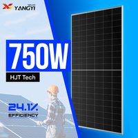 Offre Spéciale : Panneau Solaire HPBC 750W Monocristallin, Modules Photovoltaïques pour Maison, Panneau Solaire Demi-Cellule Double Verre en Stock
