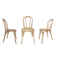 Chaise de salle à manger Thonet en bois empilable pour l'extérieur, idéale pour les villas et les parcs, design moderne, durable, pour restaurant, mariage, banquet