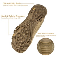 Bottes tactiques de sport légères pour hommes personnalisées, imperméables, respirantes, de haute qualité et confortables pour la marche
