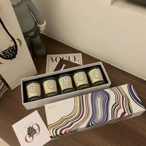 Custom Logo Embossed Luxury Rigid Cardboard Candle <b>Boxes</b> with Magnetic Closure Sponge Lining <b>Recyclable</b> (Pantone/CMYK Colors) - Product Image 6