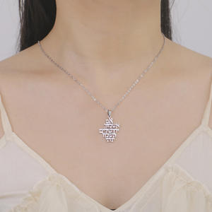 Recuerda el collar de Jerusalén, oración judía, colgante de verso <span class=keywords><strong>hebreo</strong></span> bíblico, joyería mesiánica Judaica de acero inoxidable - Product Image 3