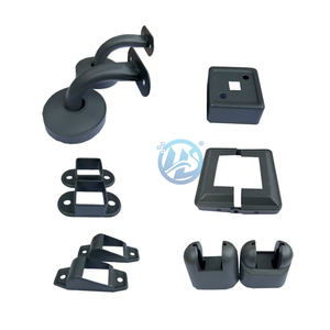 Accessoires de garde-corps en acier galvanisé pour balcon, colonne de garde-corps circulaire en plastique pulvérisé, protection contre la rouille, <span class=keywords><strong>escalier</strong></span> <span class=keywords><strong>extérieur</strong></span> - Product Image 5