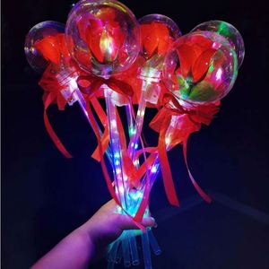 Bola de Rosa Luminosa, Juguete Infantil con Luz, Varita de Hada, Éxito de Ventas Transfronterizo, Regalo de San Valentín, Bola de Rosa Redonda - Product Image 4