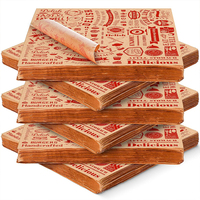 Papel de Envoltura Antigrasa para Hamburguesas y Sándwiches, con Logotipo Personalizado Impreso, Biodegradable, Recubierto de PE, de Grado Alimenticio