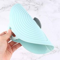 Couvre-couvercle en silicone toutes couleurs, résistant à la chaleur et anti-débordement, pour ustensiles de cuisine, outil de cuisson de qualité alimentaire
