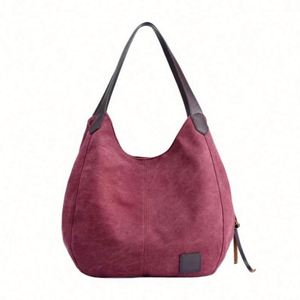Sac fourre-tout en toile de haute qualité, version coréenne, sac à bandoulière décontracté pour femmes - Product Image 1