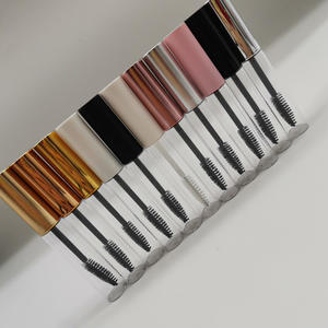 Flacon vide pour mascara et cils DIY, 10ML, en argent asiatique brillant, argent brillant, or brillant, de haute qualité, personnalisable - Product Image 1