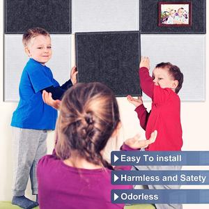 Paneles <span class=keywords><strong>de</strong></span> pared acústicos <span class=keywords><strong>de</strong></span> fieltro <span class=keywords><strong>de</strong></span> PET <span class=keywords><strong>de</strong></span> alta densidad autoadhesivos con borde biselado cuadrado <span class=keywords><strong>de</strong></span> 12x12 pulgadas para sala <span class=keywords><strong>de</strong></span> cine <span class=keywords><strong>en</strong></span> <span class=keywords><strong>casa</strong></span> <span class=keywords><strong>estudio</strong></span> <span class=keywords><strong>de</strong></span> música - Product Image 5