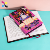 Livre de contes de fées personnalisé à couverture rigide, livres d'histoires pour enfants avec bords pulvérisés, impression couleur sur papier écologique, livre de littérature pour enfants de qualité supérieure