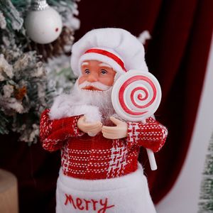 Customizable 20cm Cartoon Cross-Border Plush Santa Claus Doll Creative <b>Christmas</b> Desktop Ornament Toys <b>Christmas</b> Figurine Toys - Product Image 3