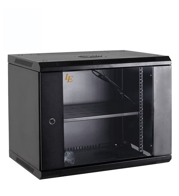 Wall Cabinet 14U Network Cabinet Home Use IP20 Waterproof SPCC Steel Flat Pack Small Switch Cabinet