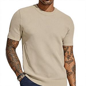 Camiseta de Manga Corta para Hombre, Tejido de Punto Sólido de 220g, Estilo Casual, con Impresión Digital para Correr al Aire Libre, Precio al por Mayor, OEM - Product Image 3