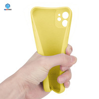 Coque en silicone liquide d'origine pour Apple iPhone 17 16 15 14 13 12 Pro Max Coque de téléphone en silicone antichoc avec emballage