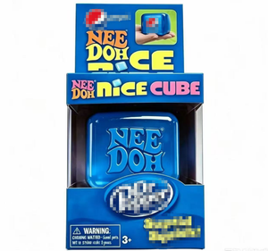 ของเล่นบีบลดความเครียด NeeDoh Nice Cube Soda รูปทรงลูกบาศก์ บรรจุในกล่องสุ่ม ของเล่นนุ่มนิ่มสำหรับเด็กและผู้ใหญ่ เหมาะสำหรับเป็นของขวัญในงานปาร์ตี้ - Product Image 4