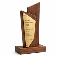 Plaques de sublimation personnalisées en bois de noyer de haute qualité, fabrication de trophées étoiles en métal, médailles et récompenses pour événements de concours et de spectacle