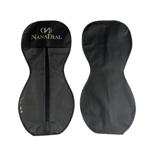 Perruque personnalisée de bonne qualité Pvc sac de rangement Extensions de cheveux sac d'emballage avec cintre - Product Image 4