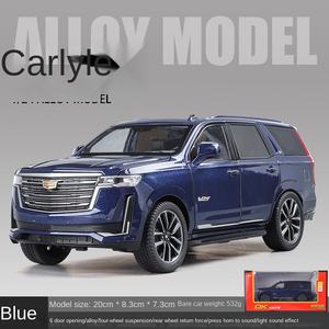 1:24凯雷德压铸金属合金模型车，带灯、音效和可打开的门、可收藏的装饰品礼品 - Product Image 6