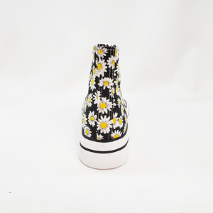 De alta calidad de moda de alta Top Floral <span class=keywords><strong>zapatillas</strong></span> de lona vulcanizados zapatos para las mujeres - Product Image 3