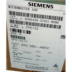Convertisseur de fréquence 6SE6430-2UD38-8FB0 90kW 400V IP20 V F Control - Product Image 3