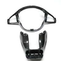 BENZ B C E CLASSE W205 C200 C63 CLA GLA Garniture de volant en Fiber de carbone Remplacement Tuning Intérieur Extérieur Accessoires de voiture