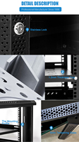 47U 800*1000*2200 Harga murah dengan kualitas tinggi 2.0 - 19 inci rak Server pusat Data, kabinet jaringan, produsen