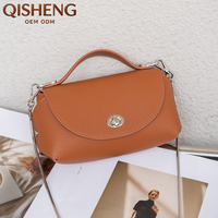 Nouveau Sac à Bandoulière Élégant en Cuir Véritable Haut de Gamme Motif Litchi pour Femme 2026 – Sac Croisé Tendance et Décontracté pour Femme