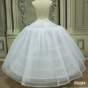 P6084 <span class=keywords><strong>Jupon</strong></span> en dentelle double maille à six cerceaux pour robe de mariée <span class=keywords><strong>Jupon</strong></span> pour mariée - Product Image 2