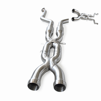 Vente en gros usine : Éliminateur de résonateur X-Pipe haute performance de 3 pouces pour BMW E90 E92 E93 M3 V8 4.0L 2008-2013 – Amélioration du son