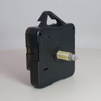 Jam Dinding Quartz Senyap Art Deco HR1688 5168S Populer untuk Ruang Tamu dengan Gantungan Plastik dan Gagang Hitam