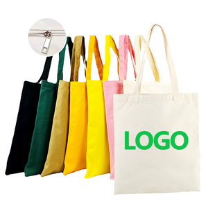 Bán buôn tùy chỉnh in logo vải totoe Túi Vải Tote mua sắm vai - Product Image 2