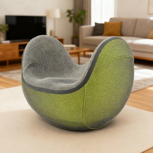 Eiförmiger Massagesessel mit Einfacher Nacken- und Rückenmassage <span class=keywords><strong>Shiatsu</strong></span> Ganzkörper-Massagesessel mit Knet- und Rollfunktion - Product Image 3