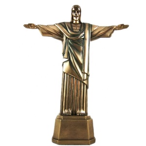 Statue <span class=keywords><strong>de</strong></span> <span class=keywords><strong>Jésus</strong></span> en bronze antique grandeur nature au design moderne pour la décoration des parcs - Product Image 5