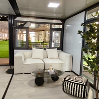 Maison préfabriquée extensible économique à 3 chambres, conteneur mobile pliable de 20FT 40FT pour habitation