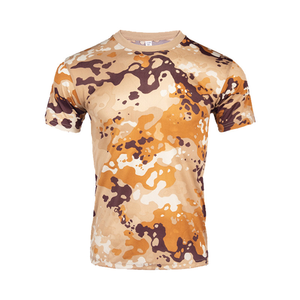 Camisetas Deportivas Transpirables de Verano con Camuflaje Verde DF131, Mangas Cortas - Product Image 4