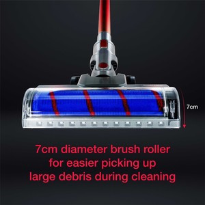 Handheld Vacuum Cleaner 0.5L Dust Bin Portable <b>Battery</b> Powered <b>Flat</b> Suction Nozzle For Car And Home Use - Product Image 5