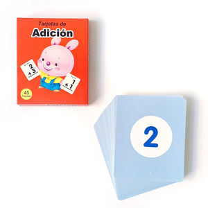 Tarjetas cognitivas brillantes de aprendizaje de palabras básicas personalizadas para niños pequeños, primer alfabeto, número, reconocimiento de forma de Color, papel - Product Image 2