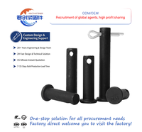 GB882 Grade 8.8 High Strength Clevis Pins, Quenched & Hardened Flat Head Cylindrical Dowel Pins With Hole