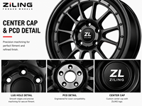 Ruedas Monobloque ZL Premium Nuevas para Panamera 971 972 Sport Turismo 20 21 22 Pulgadas, Aleación de Aluminio Forjado, Multirradio