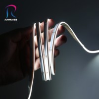 Светодиодная лента RAYMATES COB с боковым свечением, ширина 8 мм, 480 светодиодов на метр, 24В/12В, IP20, гибкая, без точечного свечения